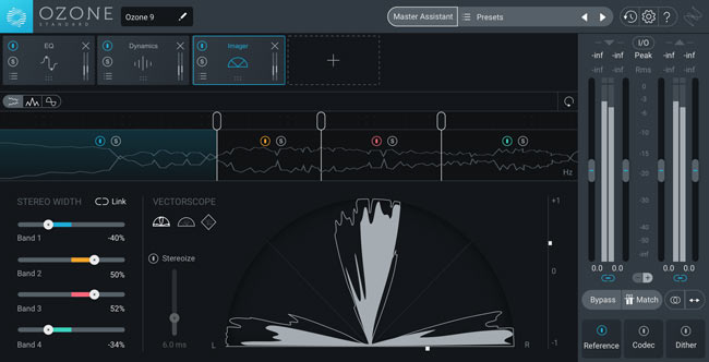 Ääniplugin, joka on nimeltään 'iZotope Ozone'